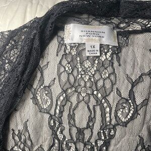 Shannon ford New York black Lacey top